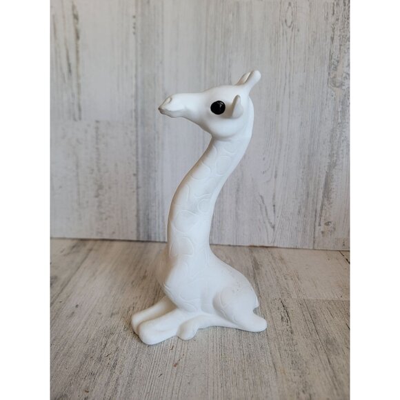 Freeman George giraffe porcelain white zoo collectible animal vintage - Picture 1 of 7